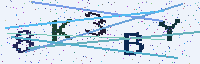 Verification code image with 5 letters and numbers